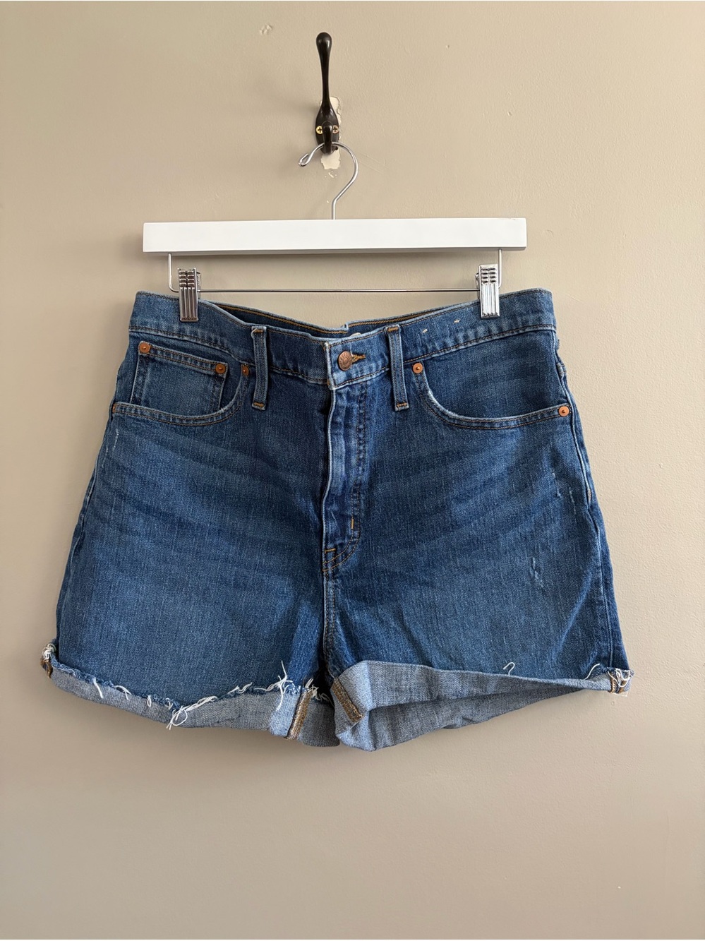 Madewell High Rise Denim Shorts Size 31